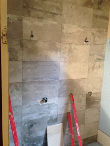 feature wall tiling